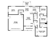Ranch Style House Plan - 3 Beds 2 Baths 1434 Sq/Ft Plan #124-769 