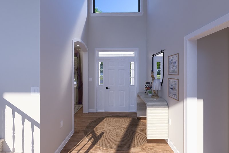 Dream House Plan - Interior - Entry 1 for Traditional House Plan #1060-288 - 4 bed, 2.5 bath