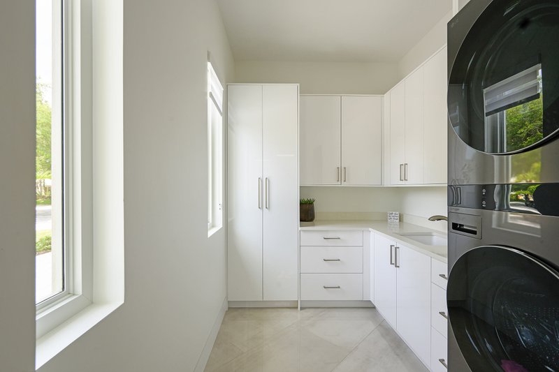 Architectural House Design - Interior - Laundry for Contemporary House Plan #938-164 - 3 bed, 3.5 bath