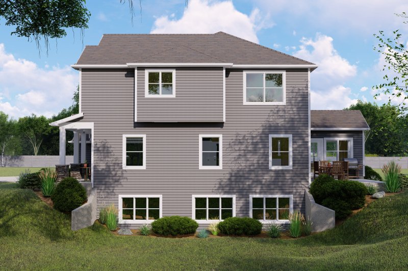 Architectural House Design - Exterior - Other Elevation for Country House Plan #1064-275 - 4 bed, 2.5 bath