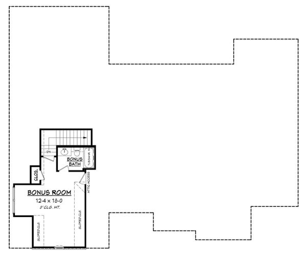 Architectural House Design - European Floor Plan - Upper Floor Plan #430-142
