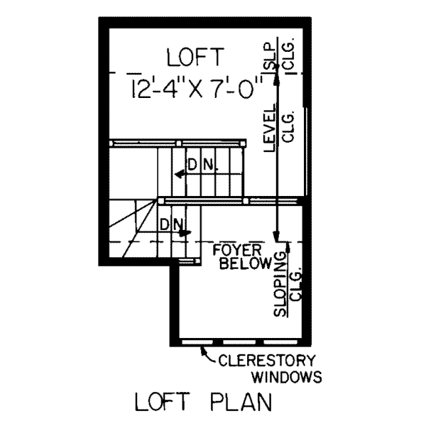 Modern Floor Plan - Upper Floor Plan #312-228