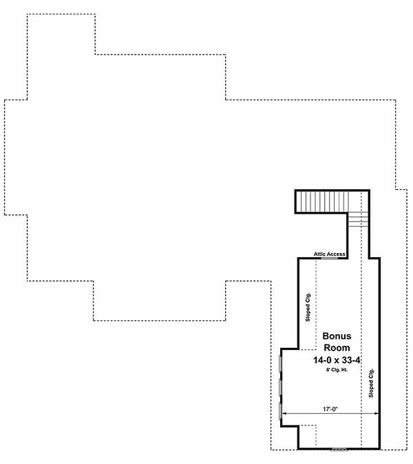 Craftsman Floor Plan - Other Floor Plan #21-311