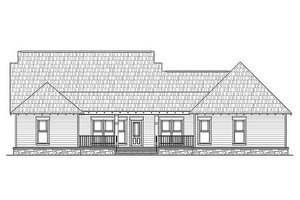 Exterior - Rear Elevation for Craftsman House Plan #21-294 - 4 bed, 2.5 bath