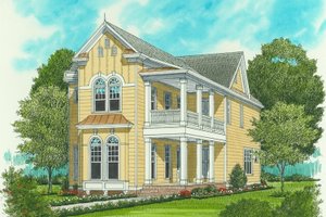 Victorian Exterior - Front Elevation Plan #413-795