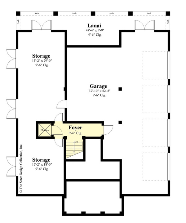 Home Plan - European Floor Plan - Lower Floor Plan #930-505