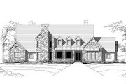 Traditional Style House Plan - 4 Beds 4.5 Baths 6525 Sq/Ft Plan #411-613 