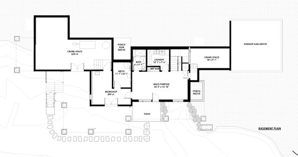 House Plan Design - Basement