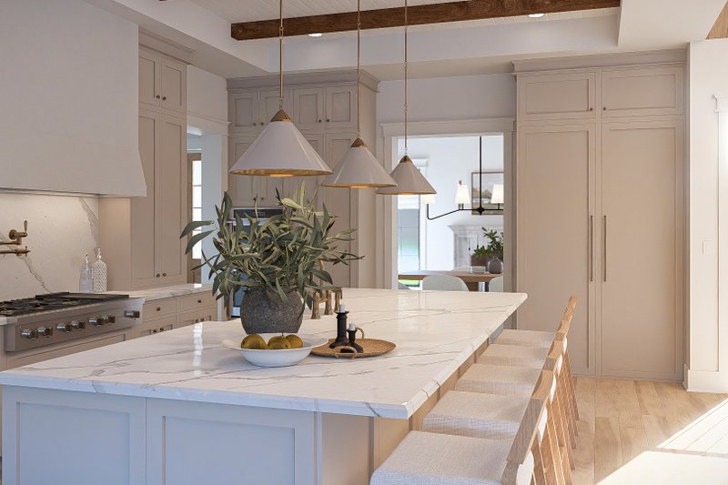 House Blueprint - Interior - Kitchen 1 for Cottage House Plan #455-774 - 3 bed, 2.5 bath