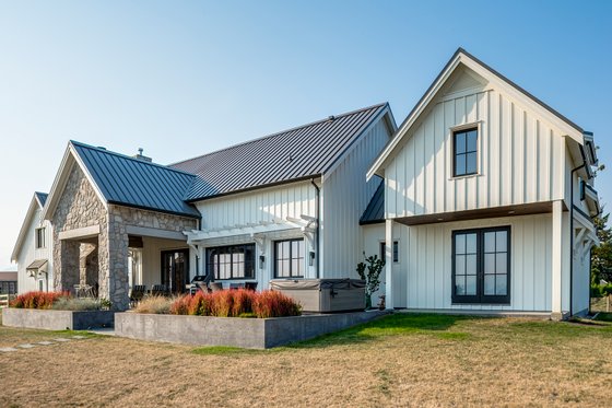 Exterior - Front Elevation 8 for Farmhouse House Plan #1114-98 - 3 bed, 3.5 bath