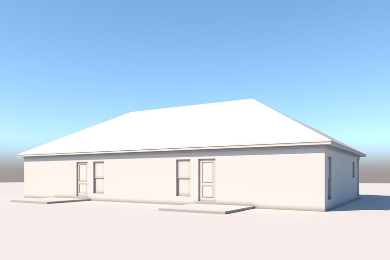Architectural House Design - Exterior - Rear Elevation for Traditional House Plan #430-314 - 4 bed, 4 bath