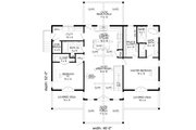 Traditional Style House Plan - 2 Beds 2 Baths 1357 Sq/Ft Plan #932-499 