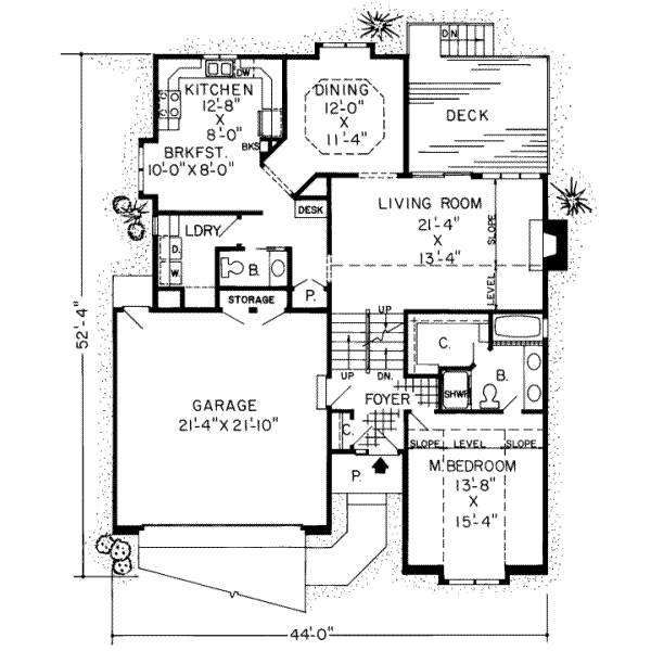 Traditional Floor Plan - Main Floor Plan #312-270