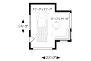 Craftsman Style House Plan - 0 Beds 0 Baths 464 Sq/Ft Plan #23-2717 