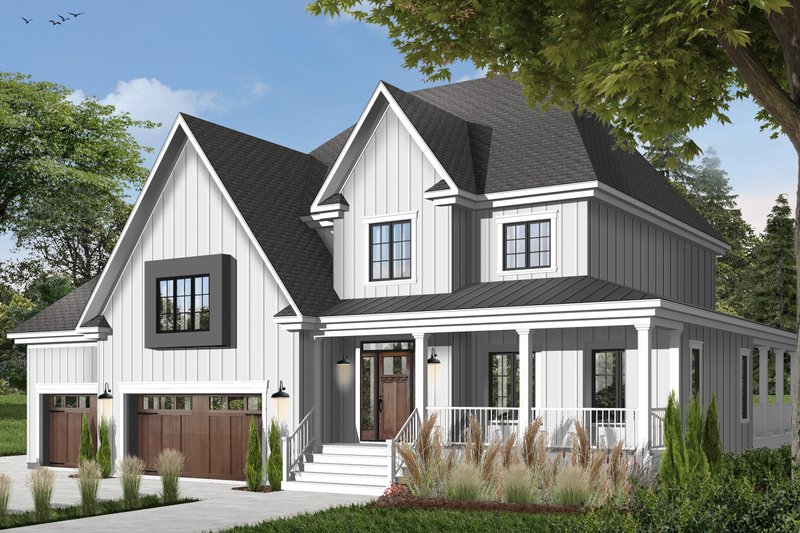 House Plan Design - Traditional Exterior - Front Elevation Plan #23-570