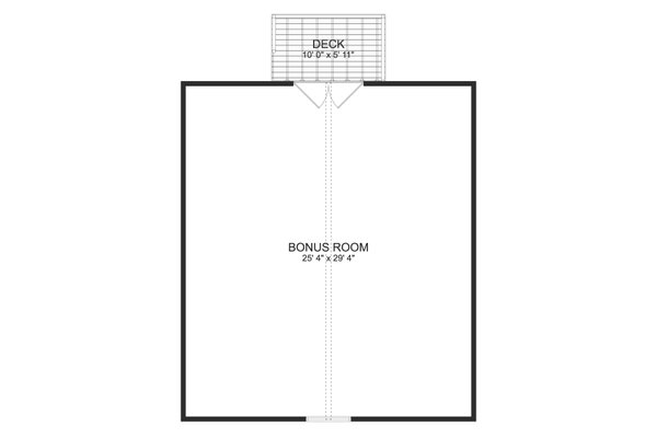 Architectural House Design - European Floor Plan - Upper Floor Plan #1060-131
