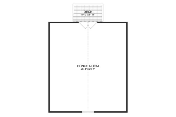 House Design - European Floor Plan - Upper Floor Plan #1060-131