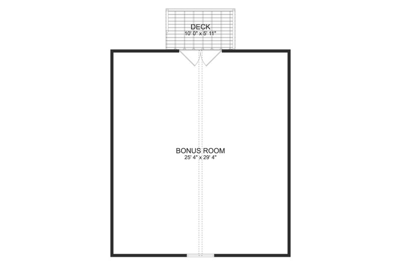 Architectural House Design - Floor Plan - Upper Floor for European House Plan #1060-131, 0 bath