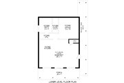 Contemporary Style House Plan - 1 Beds 1 Baths 1664 Sq/Ft Plan #932-1041 