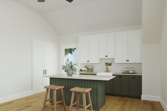 Interior - Other 1 for Craftsman House Plan #461-100 - 1 bed, 1 bath