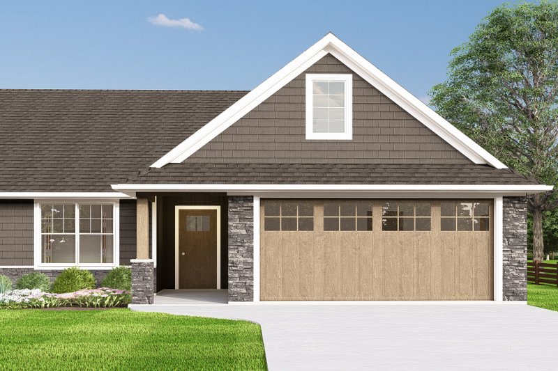 Dream House Plan - Exterior - Front Elevation 4 for Craftsman House Plan #1064-38 - 3 bed, 2 bath