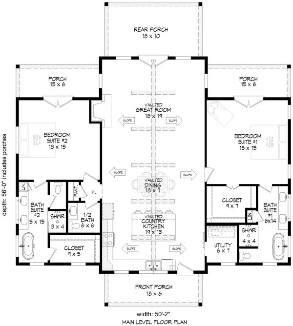 Barndominium Floor Plan - Main Floor Plan #932-1130