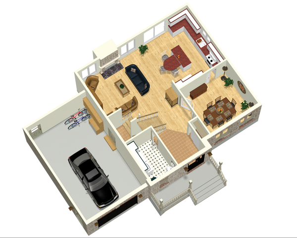 Traditional Floor Plan - Main Floor Plan #25-4676