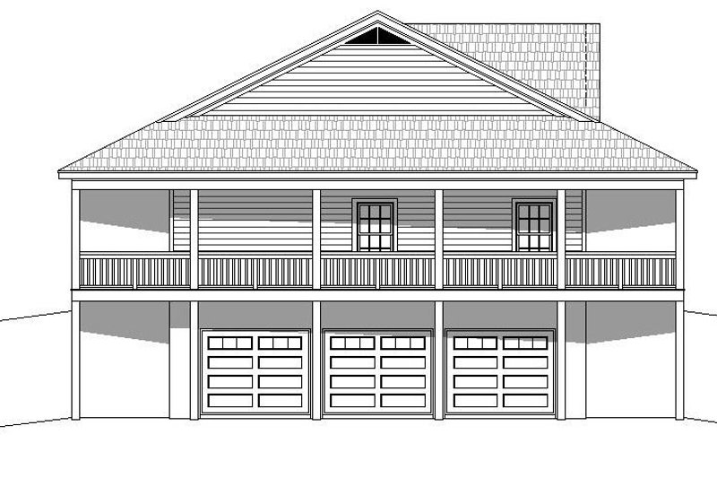 House Plan Design - Exterior - Other Elevation 2 for Country House Plan #932-175 - 3 bed, 2 bath