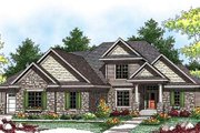 Bungalow Style House Plan - 4 Beds 3.5 Baths 2838 Sq/Ft Plan #70-922 