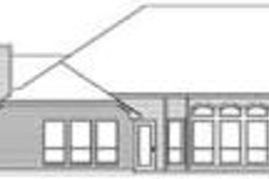 Exterior - Rear Elevation for Traditional House Plan #84-168 - 4 bed, 3 bath