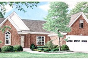 House Blueprint - Traditional Exterior - Front Elevation Plan #34-103