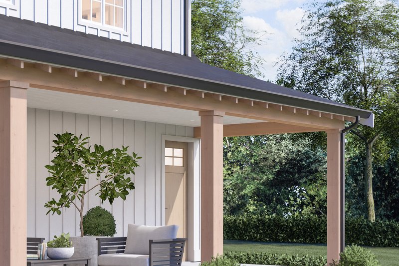Dream House Plan - Exterior - Other Elevation for Farmhouse House Plan #1114-10 - 2 bed, 1 bath