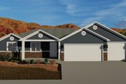 Traditional Style House Plan - 3 Beds 2 Baths 1699 Sq/Ft Plan #1060-60 