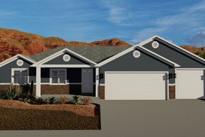 Traditional Exterior - Front Elevation Plan #1060-60