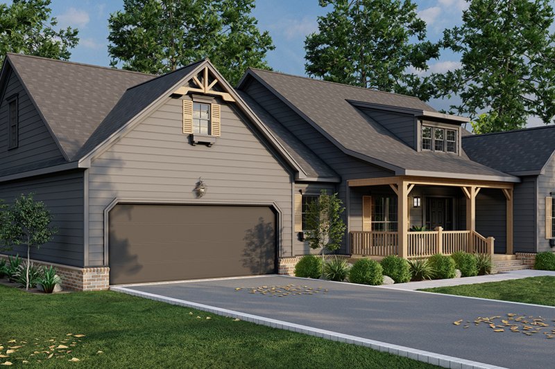 Dream House Plan - Exterior - Front Elevation 5 for Craftsman House Plan #923-311 - 4 bed, 2.5 bath