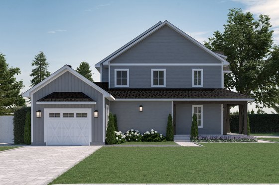 Exterior - Other Elevation for Farmhouse House Plan #23-2771 - 3 bed, 2.5 bath