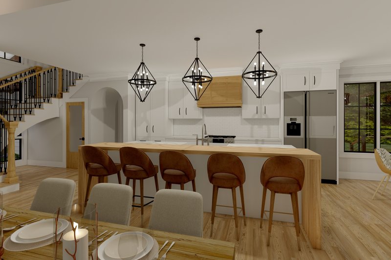 House Design - Interior - Kitchen 1 for Craftsman House Plan #1094-5 - 3 bed, 3.5 bath