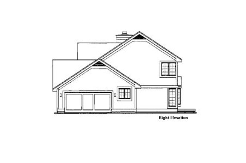 Architectural House Design - Exterior - Other Elevation for Bungalow House Plan #320-343 - 2 bed, 2.5 bath