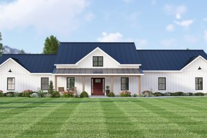 Farmhouse Exterior - Front Elevation Plan #1064-159