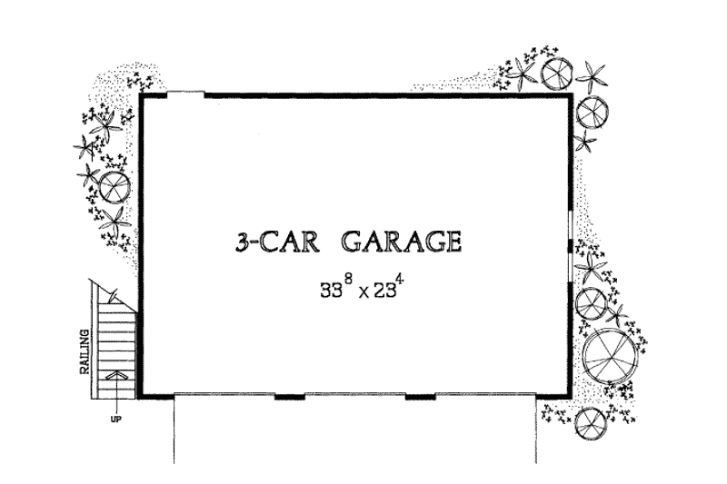 Architectural House Design - Floor Plan - Main Floor for Traditional House Plan #72-252, 1 bath