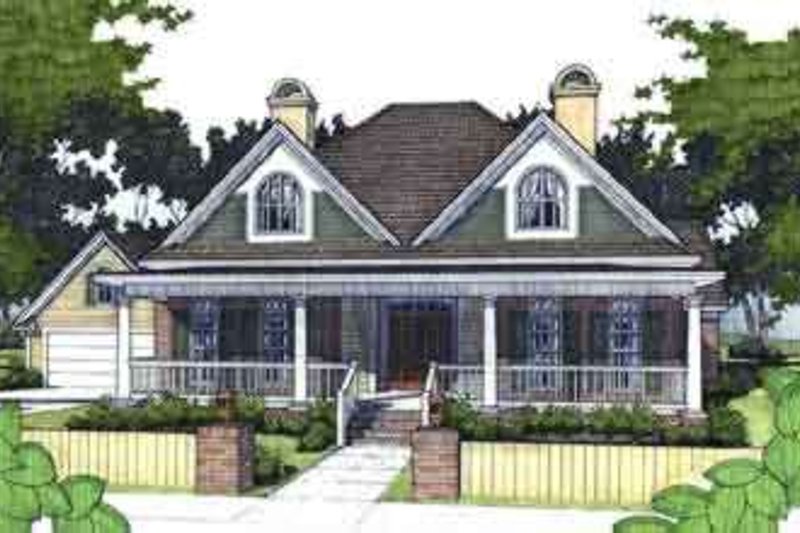 Architectural House Design - Farmhouse Exterior - Front Elevation Plan #120-149