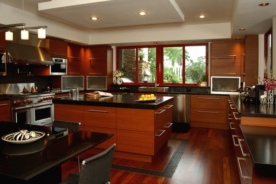 Kitchen - 5500 square foot Modern Home