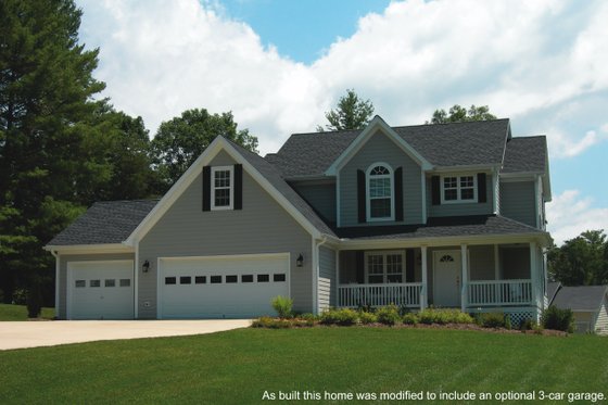 Exterior - Front Elevation 4 for Craftsman House Plan #20-2191 - 4 bed, 2.5 bath