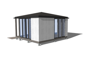 Photo 1 for Modern House Plan #549-10 - 1 bed, 1 bath