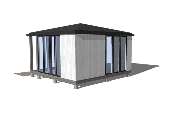 Photo 1 for Modern House Plan #549-10 - 1 bed, 1 bath