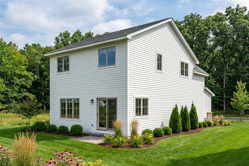 Home Plan - Exterior - Rear Elevation 1 for Farmhouse House Plan #51-1517 - 4 bed, 2.5 bath