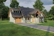 Craftsman Style House Plan - 3 Beds 1.5 Baths 1212 Sq/Ft Plan #17-2817 