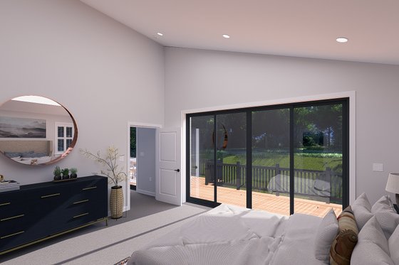 Interior - Master Bedroom for Modern House Plan #1060-365 - 3 bed, 2.5 bath