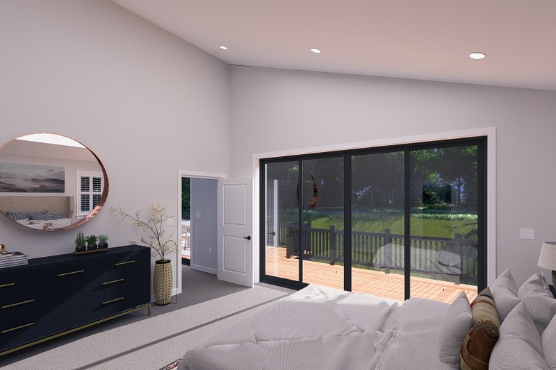 Dream House Plan - Interior - Master Bedroom for Modern House Plan #1060-365 - 3 bed, 2.5 bath