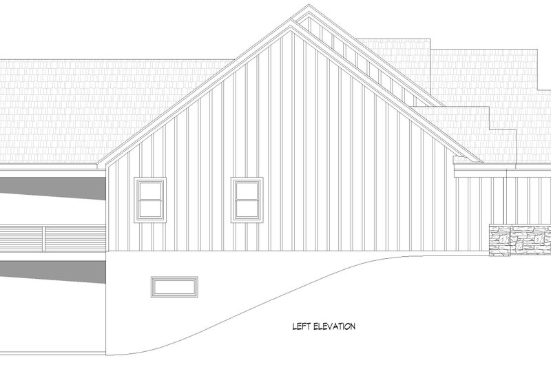 Home Plan - Exterior - Other Elevation for Country House Plan #932-1442 - 4 bed, 4.5 bath